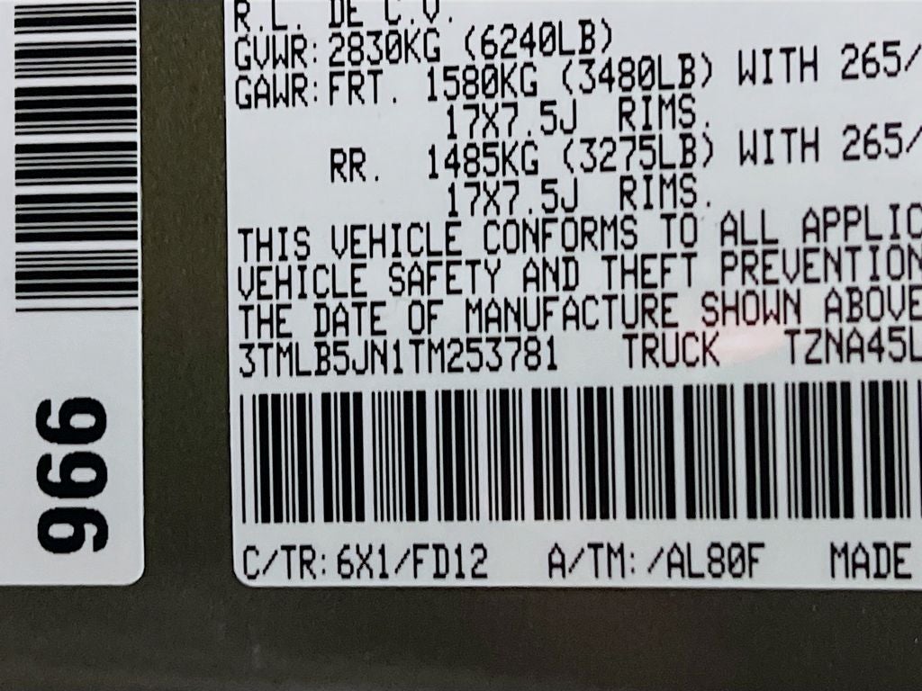 2026 Toyota Tacoma TRD Off-Road