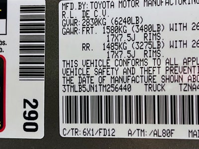 2026 Toyota Tacoma TRD Off-Road