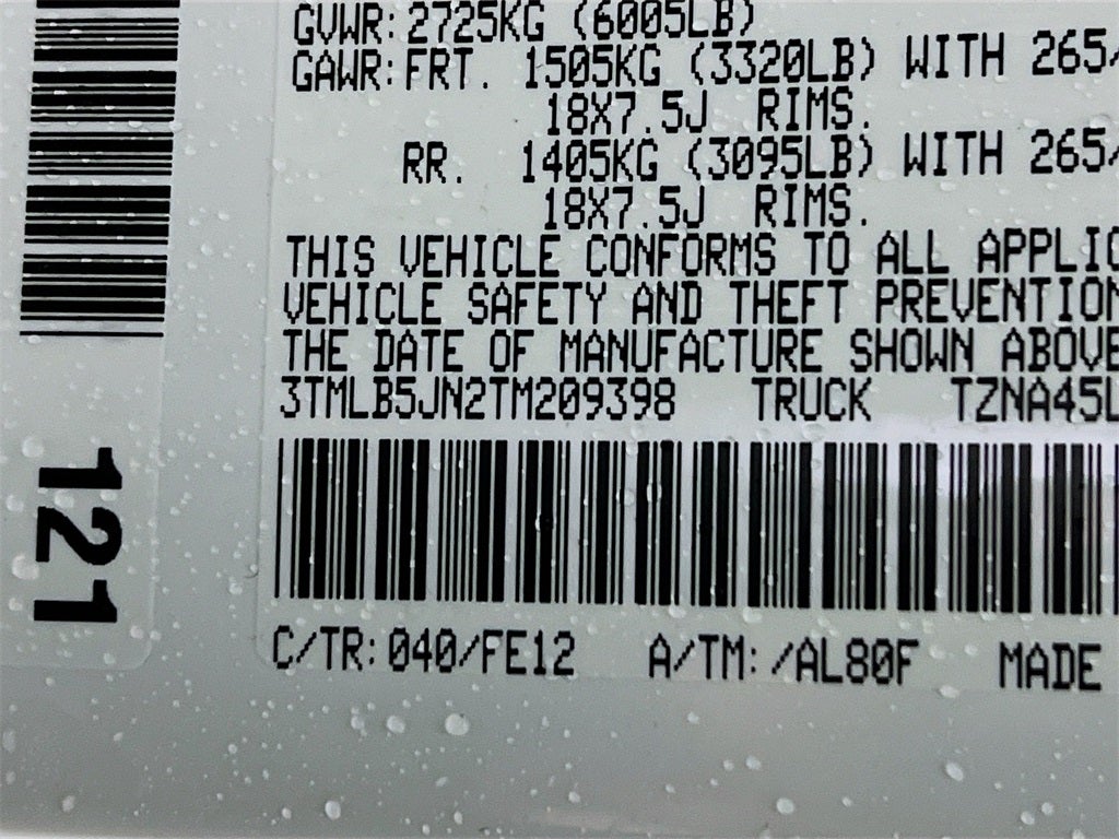 2026 Toyota Tacoma TRD Sport