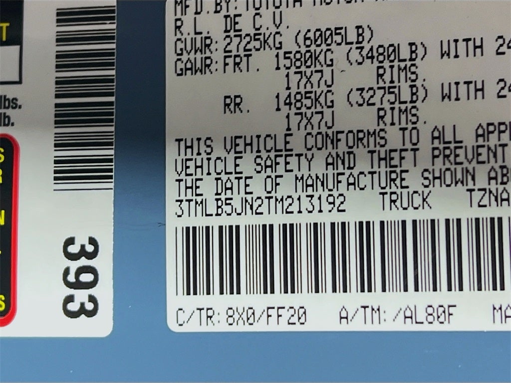 2026 Toyota Tacoma SR5