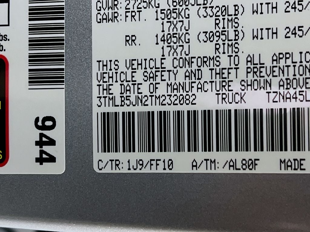 2026 Toyota Tacoma SR5