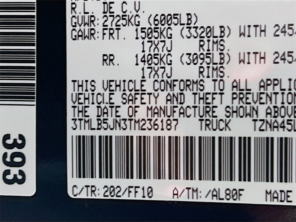 2026 Toyota Tacoma SR5