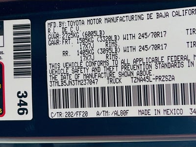 2026 Toyota Tacoma SR5