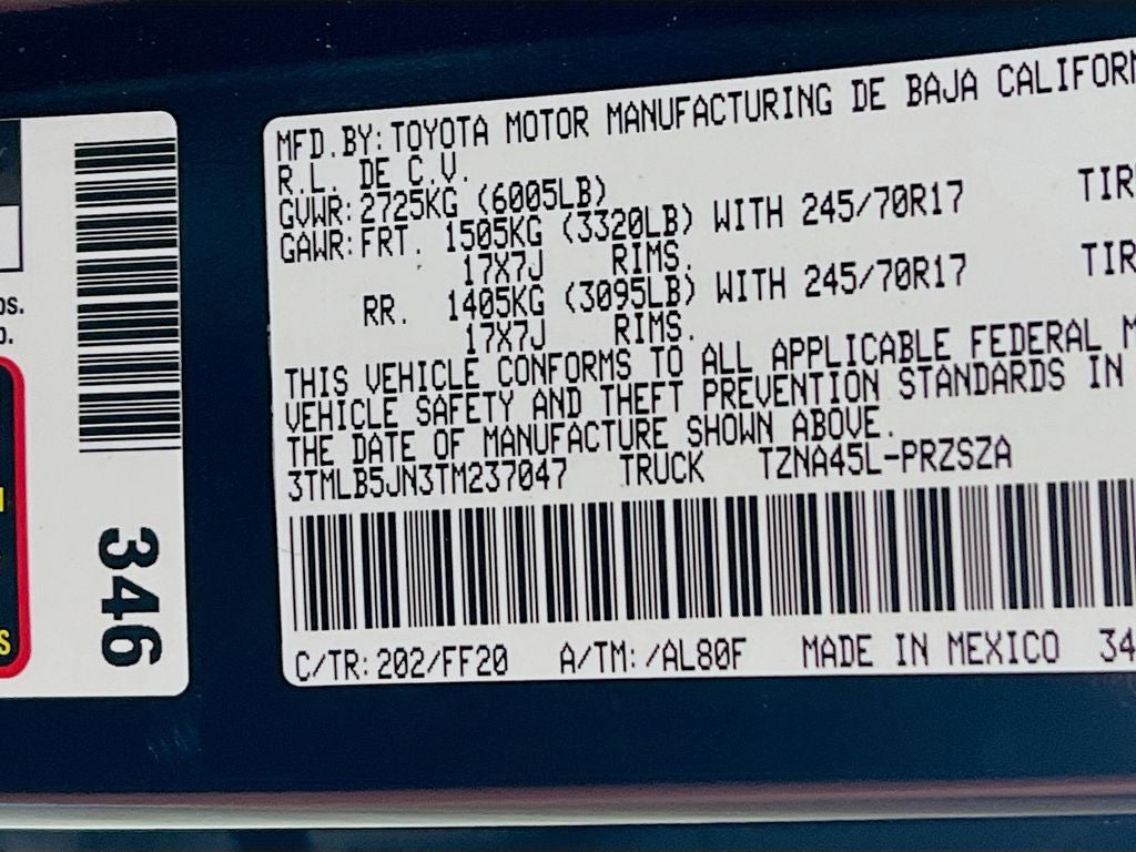 2026 Toyota Tacoma SR5