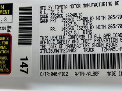 2026 Toyota Tacoma TRD Off-Road