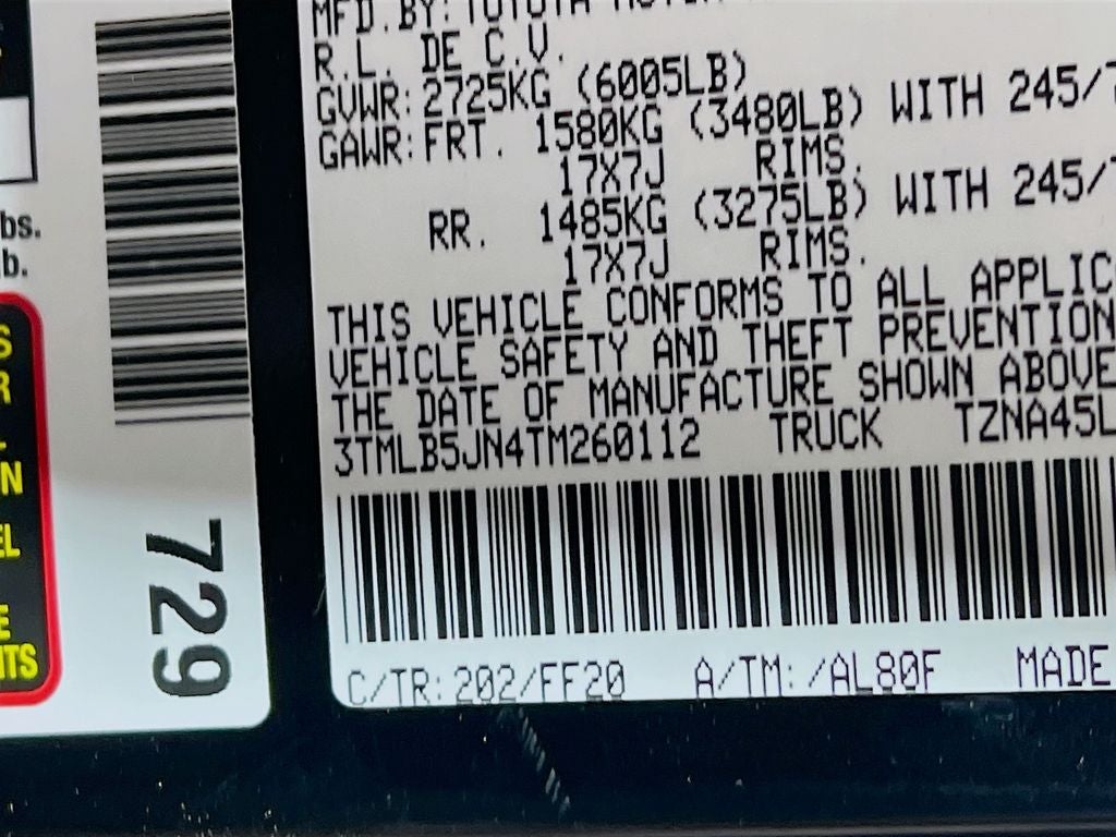 2026 Toyota Tacoma SR5