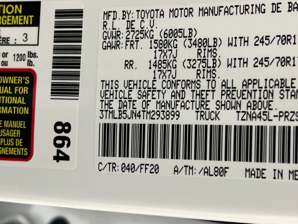 2026 Toyota Tacoma SR5