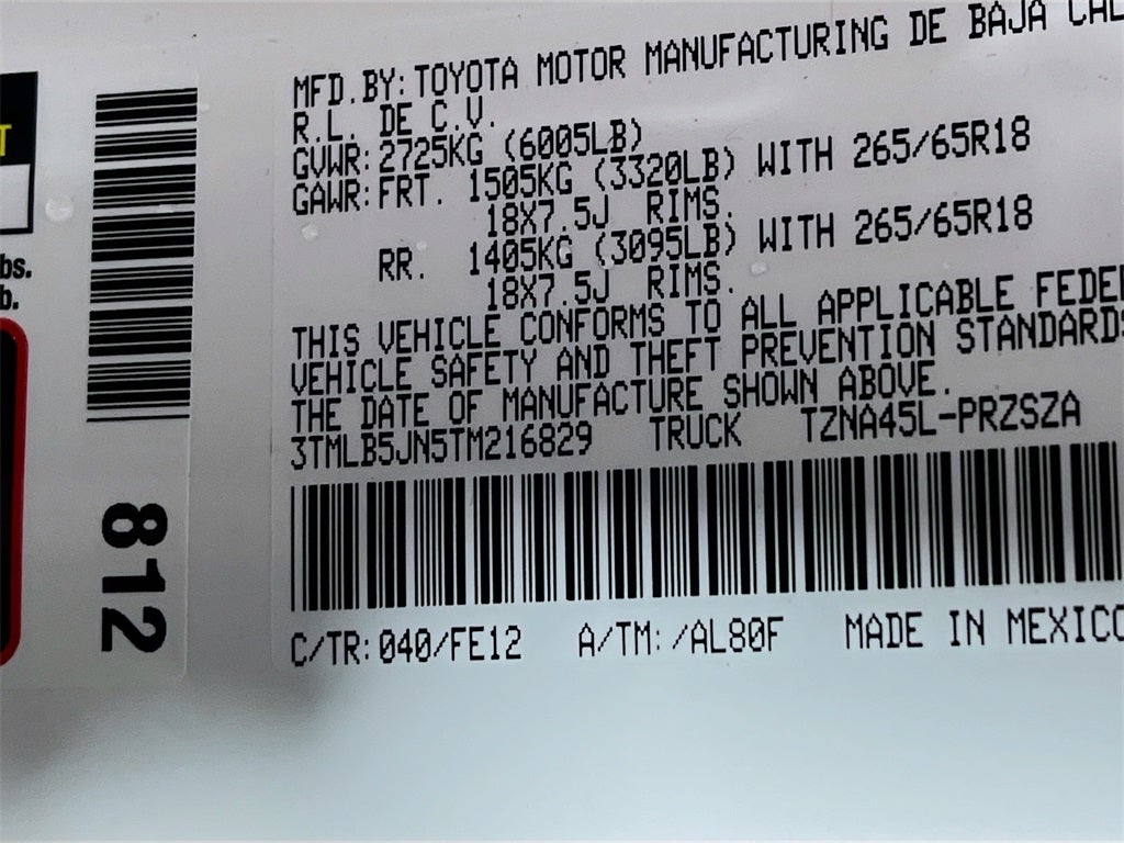 2026 Toyota Tacoma TRD Sport