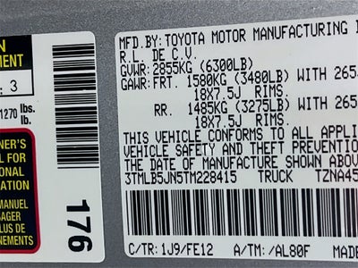 2026 Toyota Tacoma TRD Sport