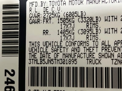 2026 Toyota Tacoma SR5