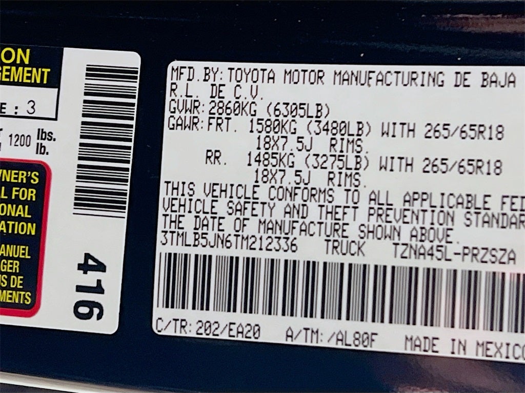 2026 Toyota Tacoma TRD Off-Road