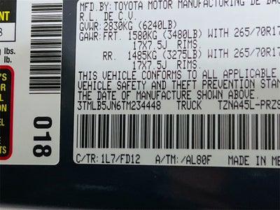 2026 Toyota Tacoma TRD Off-Road