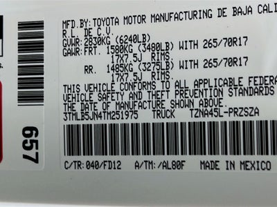 2026 Toyota Tacoma TRD Sport