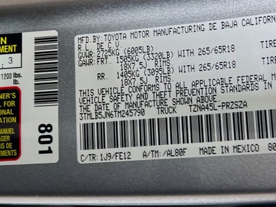 2026 Toyota Tacoma TRD Sport