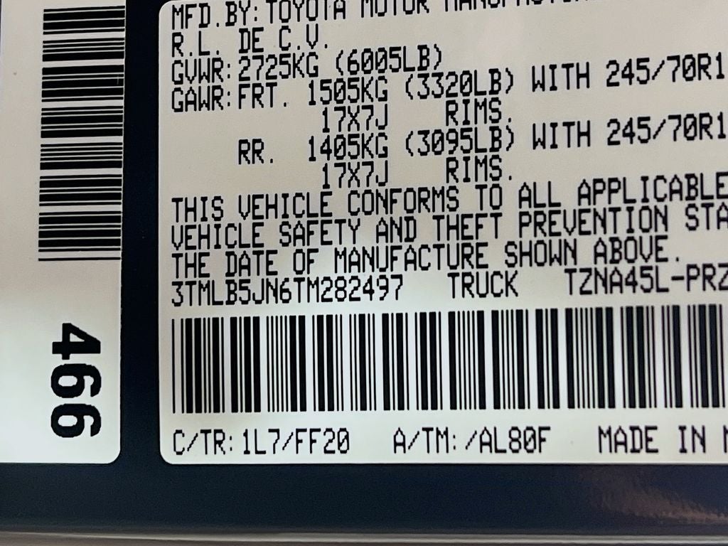 2026 Toyota Tacoma SR5