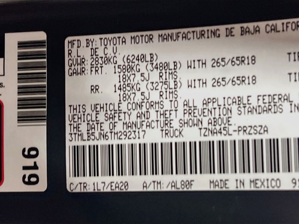 2026 Toyota Tacoma TRD Off-Road S