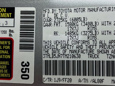 2026 Toyota Tacoma SR5