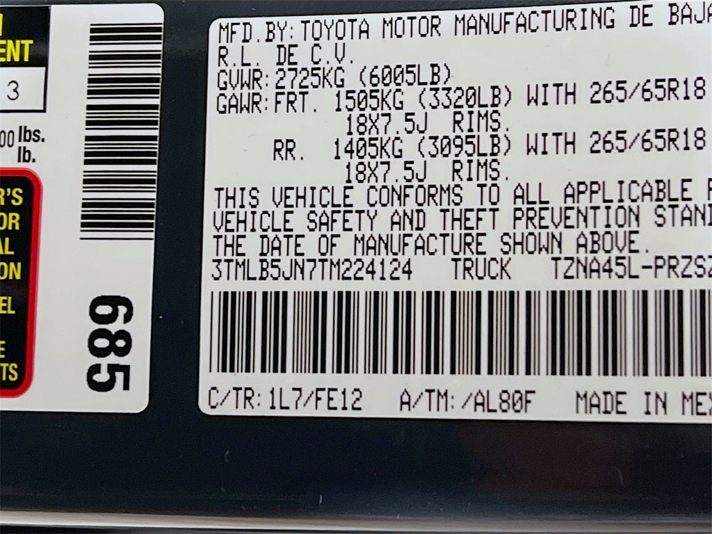 2026 Toyota Tacoma TRD Sport