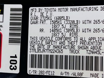 2026 Toyota Tacoma TRD Sport