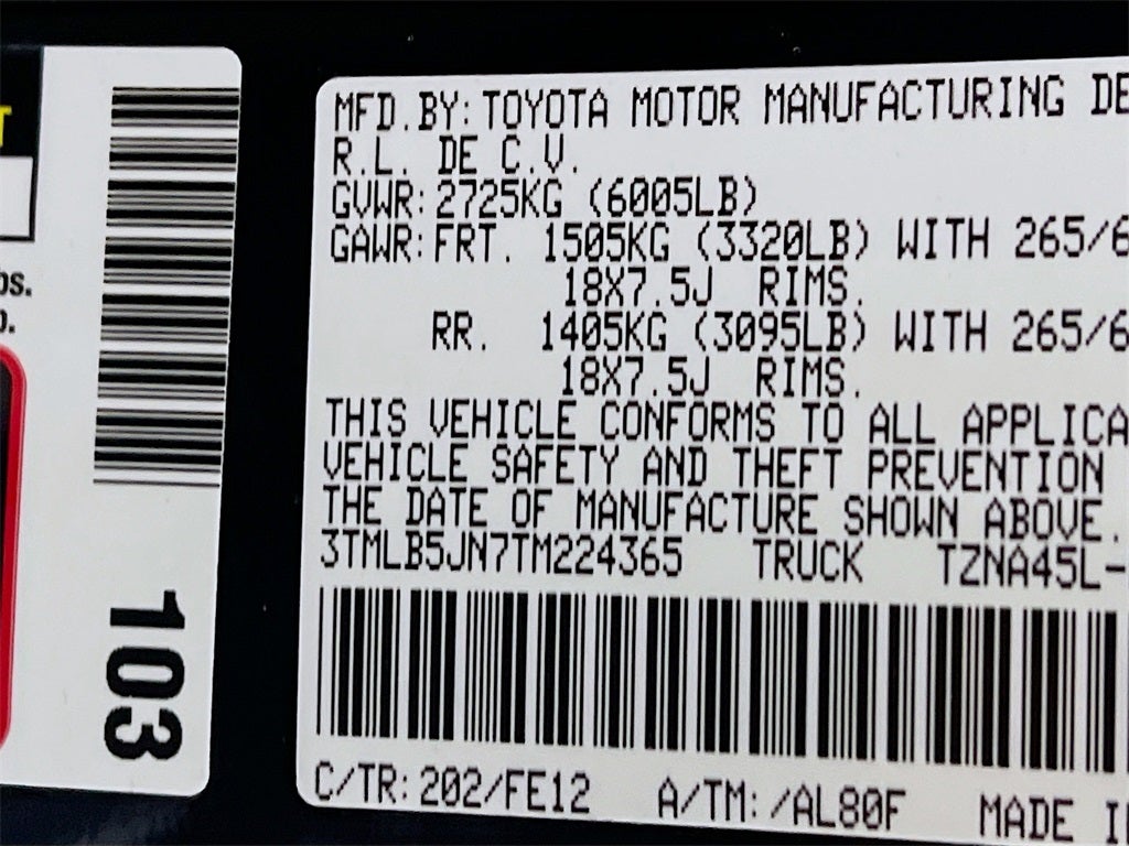 2026 Toyota Tacoma TRD Sport