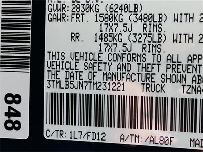 2026 Toyota Tacoma TRD Off-Road