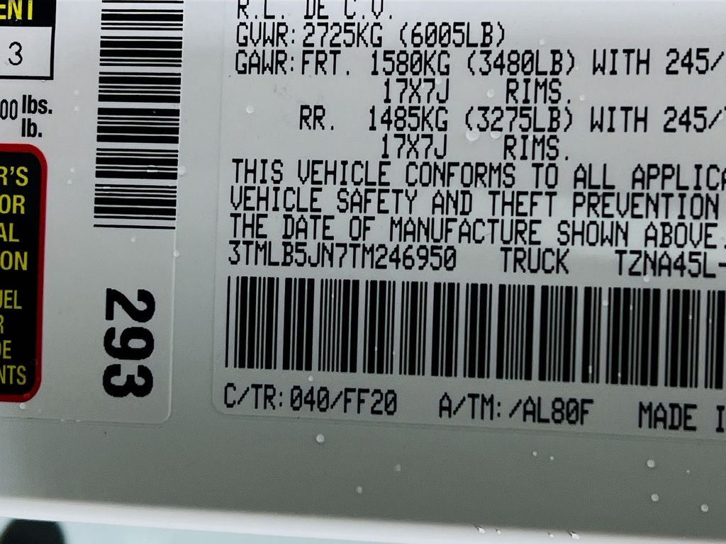 2026 Toyota Tacoma SR5