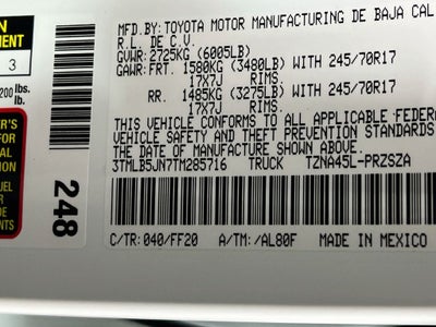 2026 Toyota Tacoma SR5