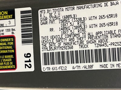 2026 Toyota Tacoma TRD Sport