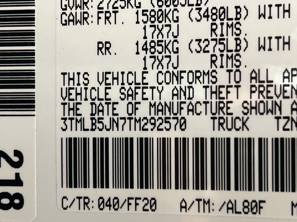 2026 Toyota Tacoma SR5