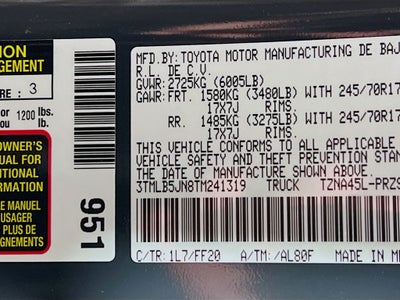 2026 Toyota Tacoma SR5