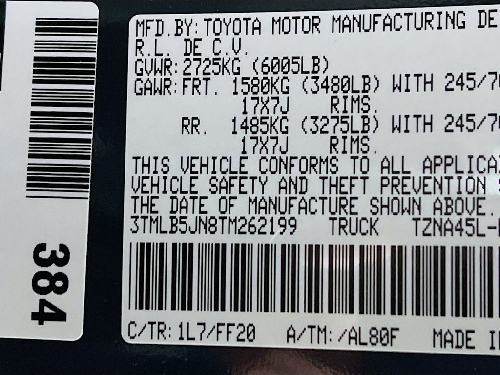 2026 Toyota Tacoma SR5