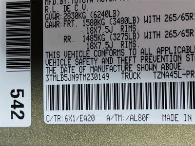 2026 Toyota Tacoma TRD Off-Road