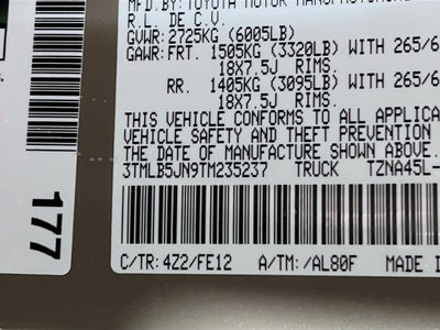 2026 Toyota Tacoma TRD Sport