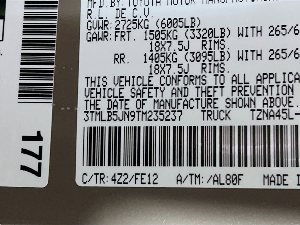 2026 Toyota Tacoma TRD Sport