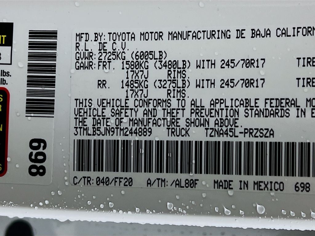 2026 Toyota Tacoma SR5