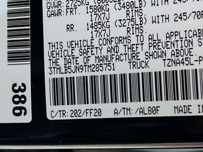 2026 Toyota Tacoma SR5