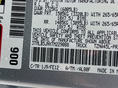 2026 Toyota Tacoma TRD Sport