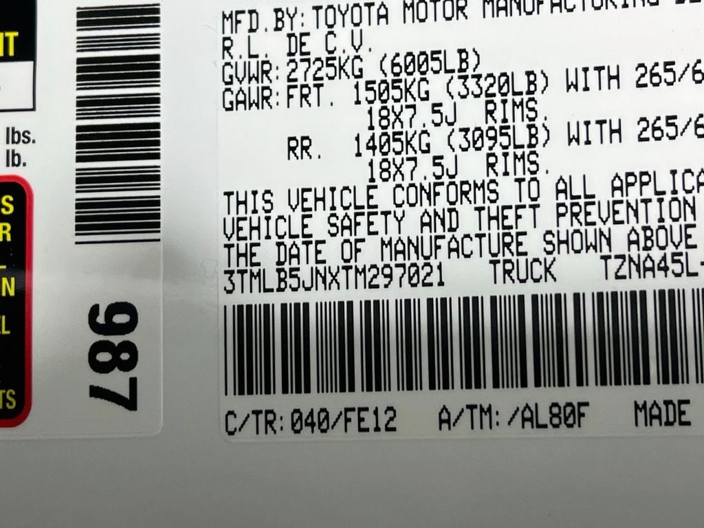 2026 Toyota Tacoma TRD Sport S