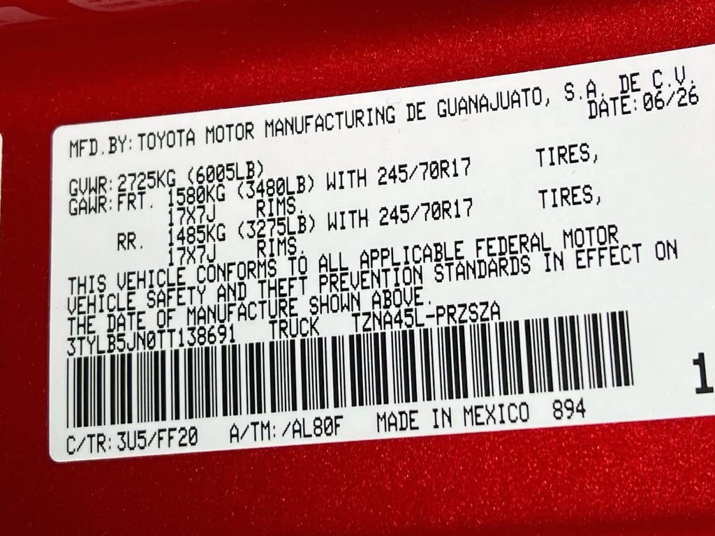 2026 Toyota Tacoma SR5