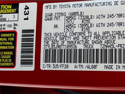 2026 Toyota Tacoma SR5