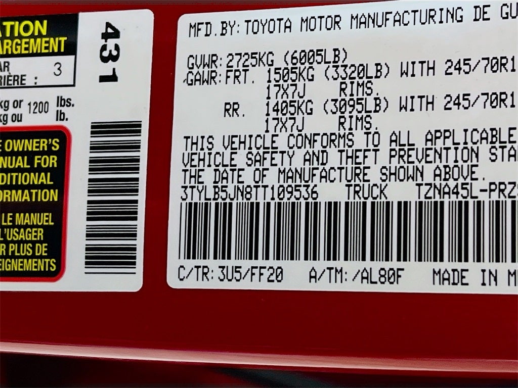 2026 Toyota Tacoma SR5