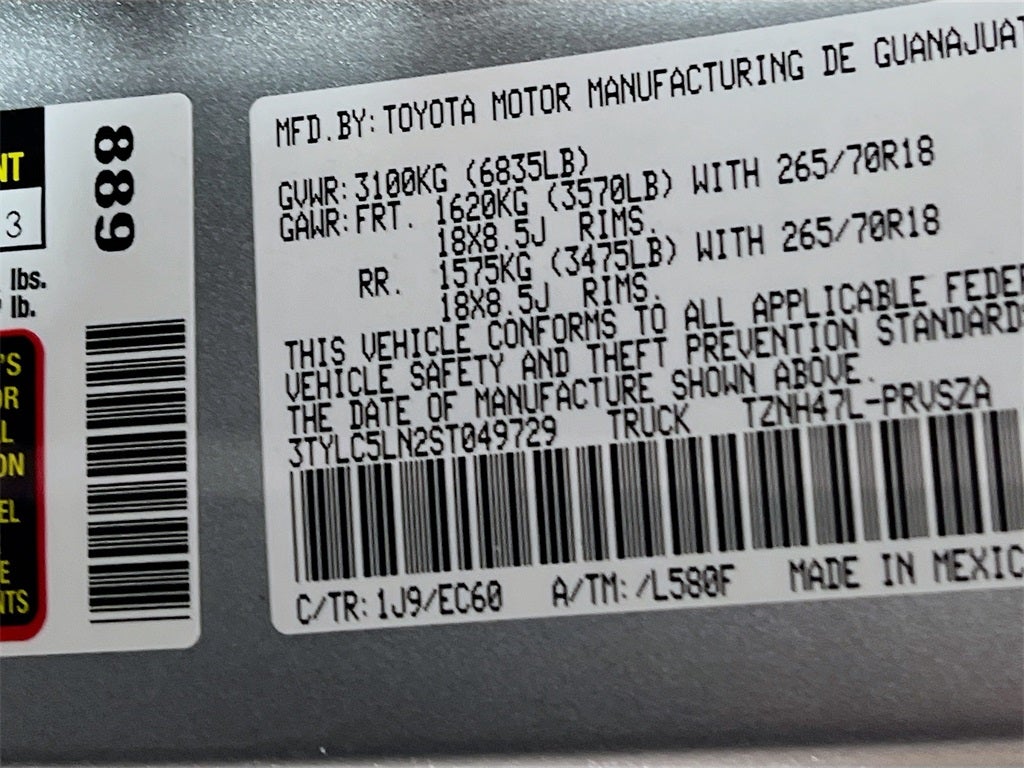 2025 Toyota Tacoma i-FORCE MAX Trailhunter