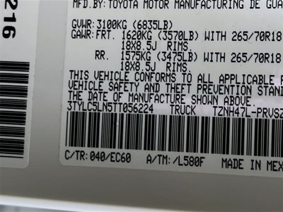 2026 Toyota Tacoma i-FORCE MAX Trailhunter