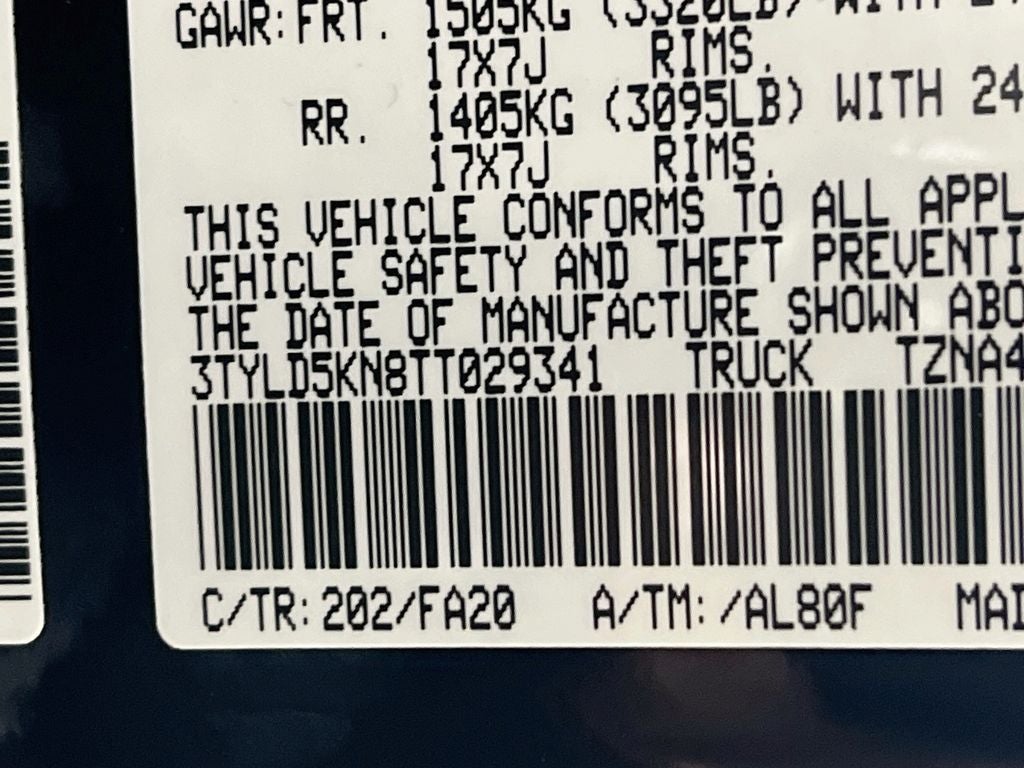 2026 Toyota Tacoma SR S