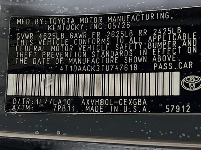 2026 Toyota Camry XLE