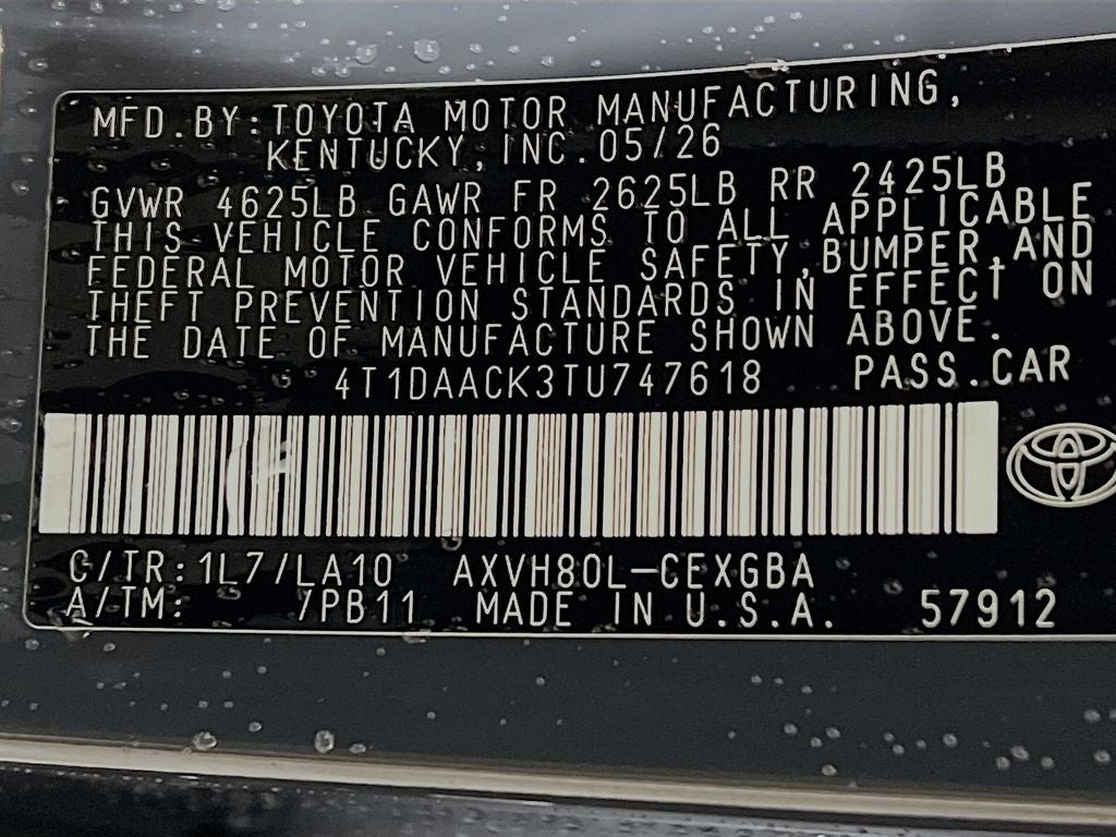 2026 Toyota Camry XLE