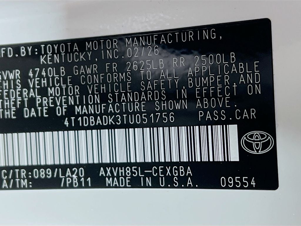 2026 Toyota Camry XLE