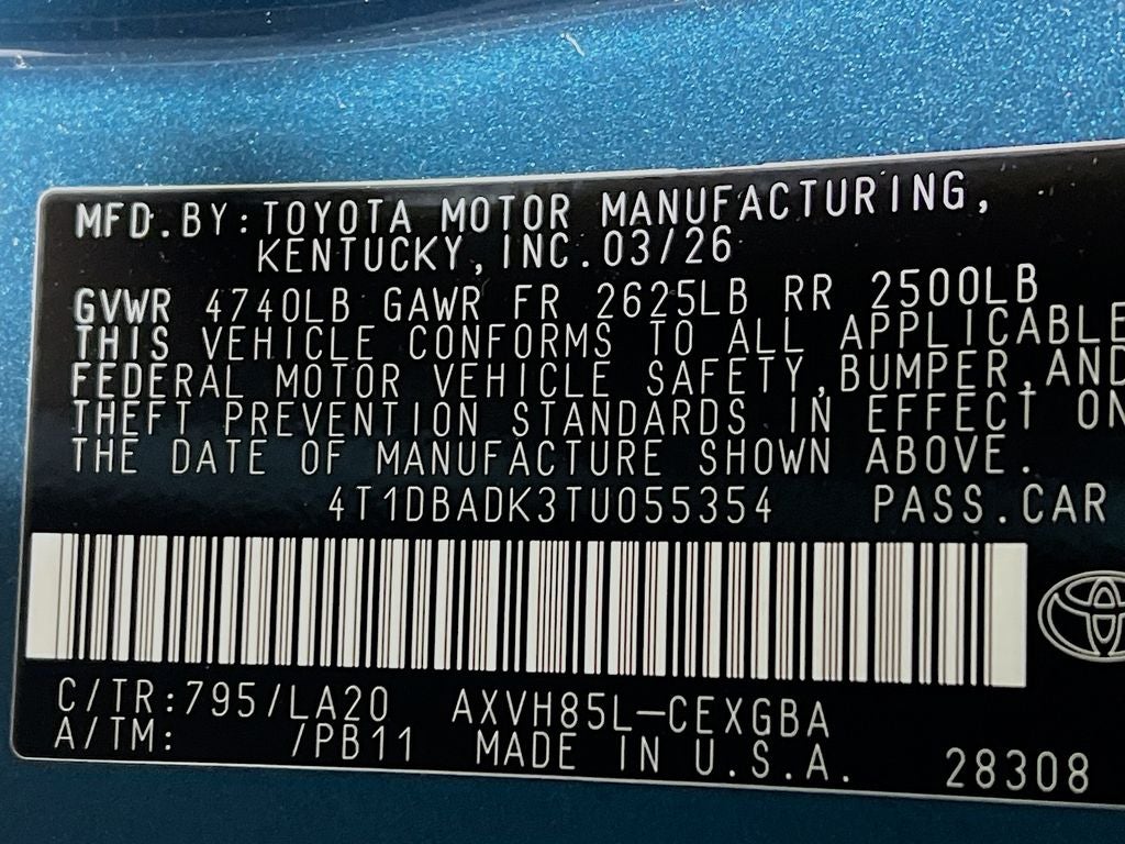 2026 Toyota Camry XLE