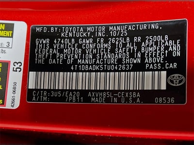 2026 Toyota Camry Nightshade