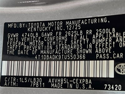 2026 Toyota Camry XSE